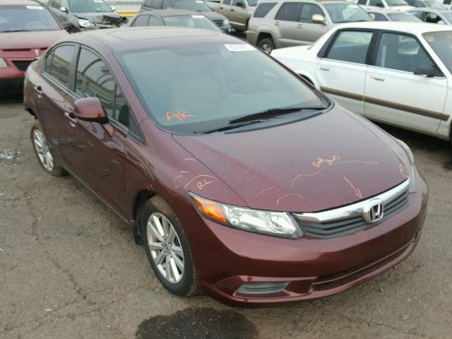 JHMFB2F8XCS003265 - 2012 HONDA CIVIC EX 红色 照片 1