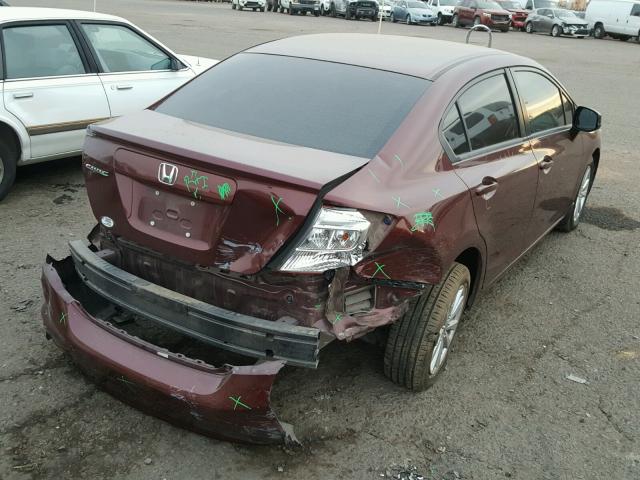 JHMFB2F8XCS003265 - 2012 HONDA CIVIC EX 红色 照片 4