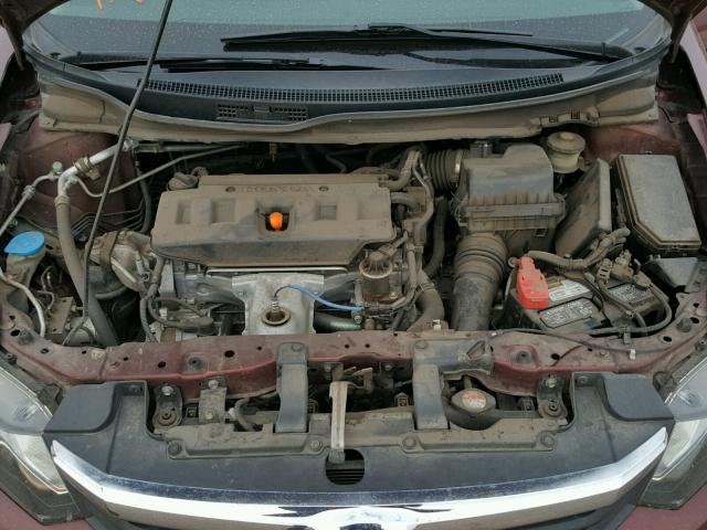 JHMFB2F8XCS003265 - 2012 HONDA CIVIC EX 红色 照片 7