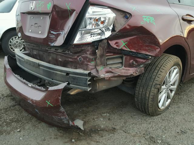 JHMFB2F8XCS003265 - 2012 HONDA CIVIC EX 红色 照片 9