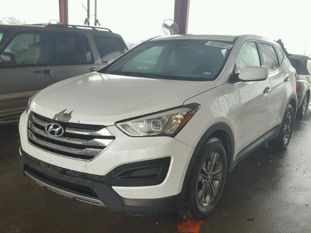 5XYZT3LB9DG063188 - 2013 HYUNDAI SANTA FE S WHITE photo 2