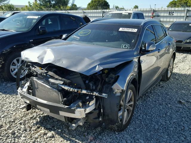 SJKCH5CP3HA028244 - 2017 INFINITI QX30 BASE GRAY photo 2