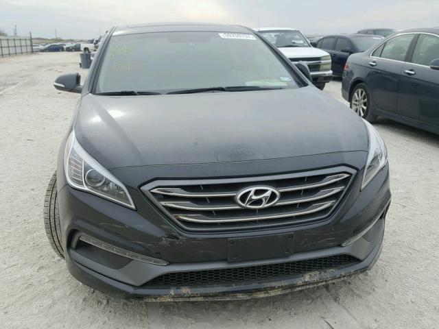 5NPE34AF9HH474146 - 2017 HYUNDAI SONATA SPO BLACK photo 9