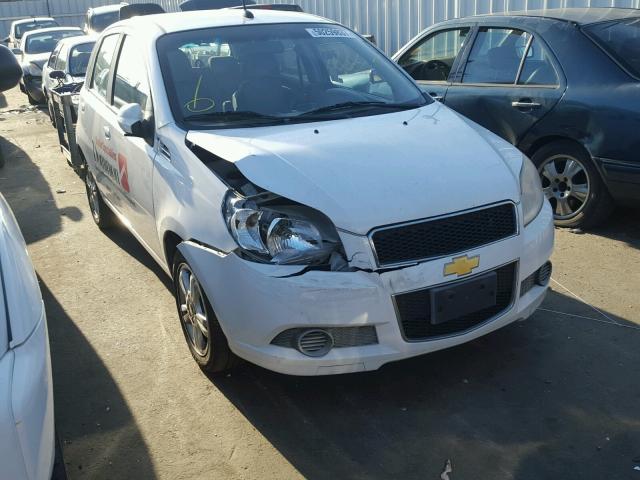 KL1TD6DEXBB241492 - 2011 CHEVROLET AVEO LS WHITE photo 1