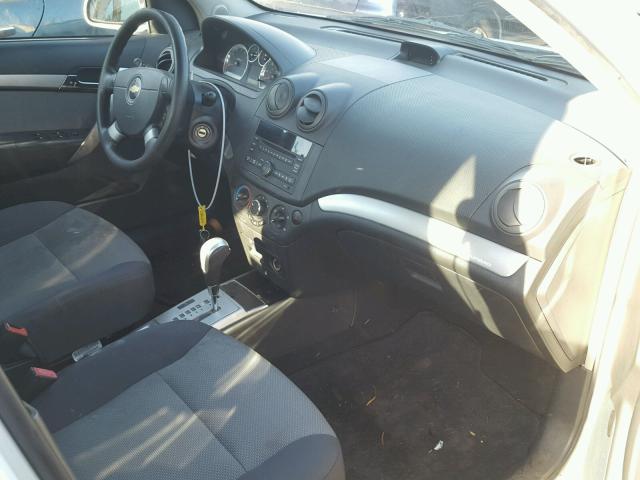 KL1TD6DEXBB241492 - 2011 CHEVROLET AVEO LS WHITE photo 5