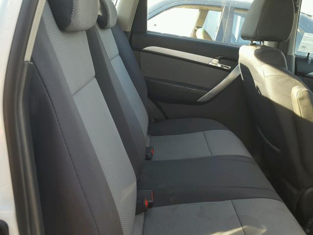 KL1TD6DEXBB241492 - 2011 CHEVROLET AVEO LS WHITE photo 6