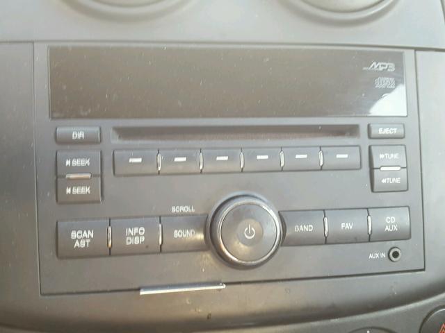 KL1TD6DEXBB241492 - 2011 CHEVROLET AVEO LS WHITE photo 9