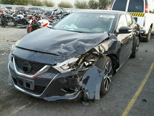 1N4AA6AP8JC361854 - 2018 NISSAN MAXIMA 3.5 BLACK photo 2