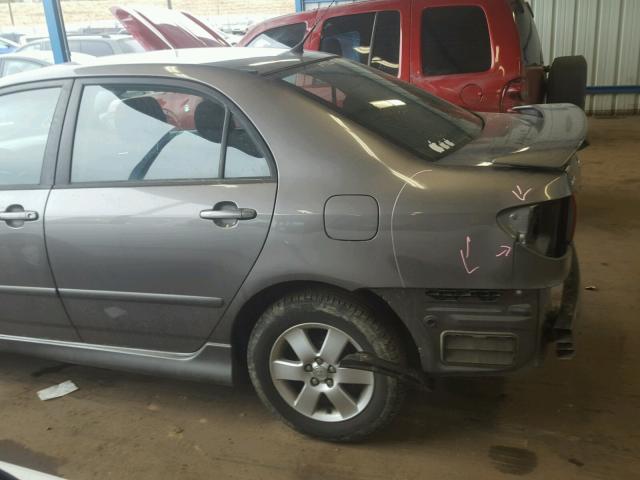 1NXBR30E26Z696157 - 2006 TOYOTA COROLLA CE GRAY photo 9