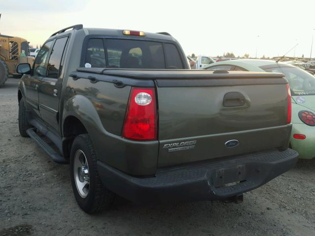 1FMZU67K54UC34277 - 2004 FORD EXPLORER S GREEN photo 3