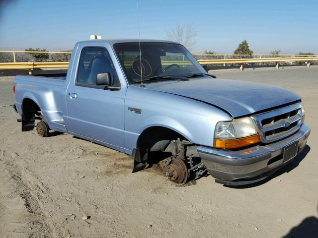 1FTYR10U9WPB42574 - 1998 FORD RANGER BLUE photo 1