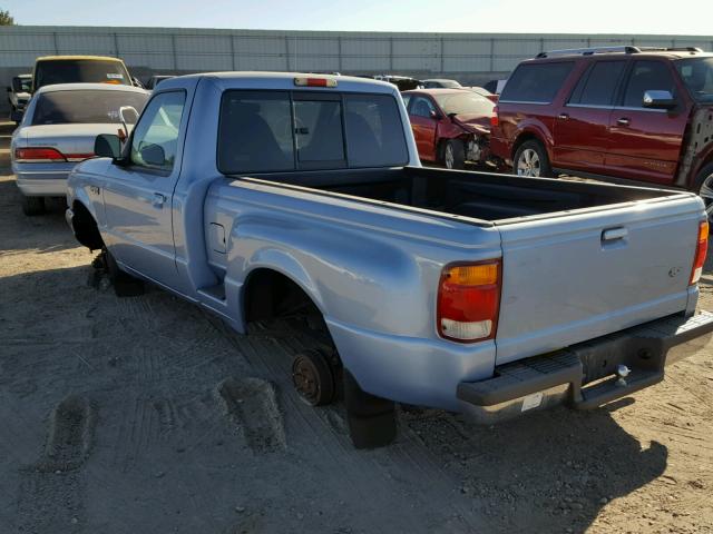 1FTYR10U9WPB42574 - 1998 FORD RANGER BLUE photo 3