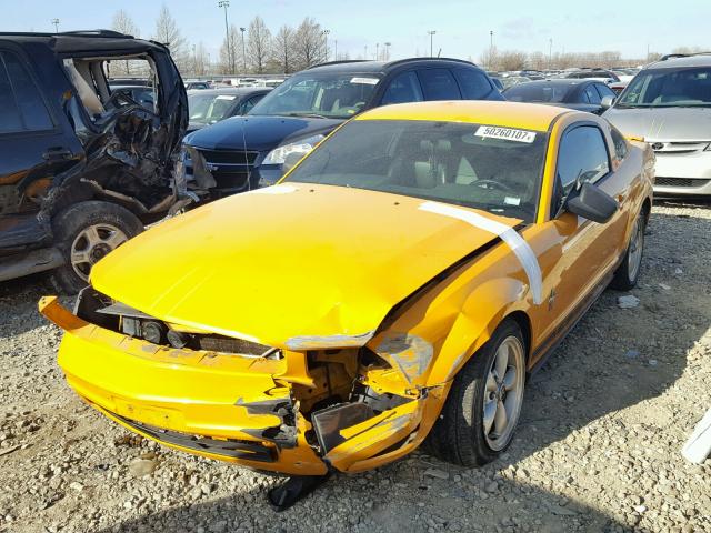 1ZVFT80N475227469 - 2007 FORD MUSTANG ORANGE photo 9