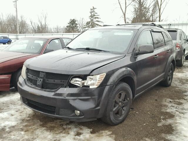 3D4GG47B69T174926 - 2009 DODGE JOURNEY SE BLACK photo 2