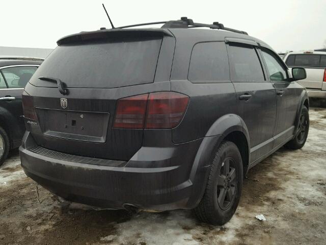 3D4GG47B69T174926 - 2009 DODGE JOURNEY SE BLACK photo 4