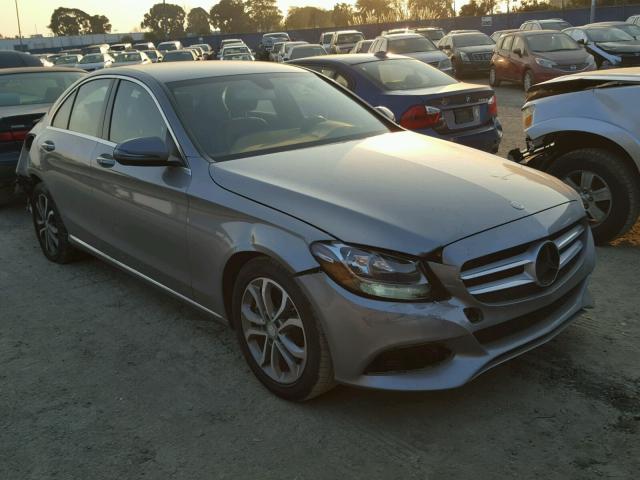 55SWF4JB7GU096901 - 2016 MERCEDES-BENZ C 300 GRAY photo 1