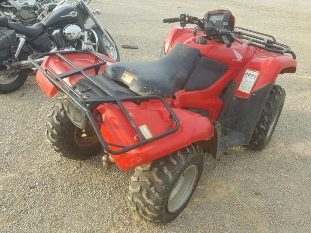 1HFTE387XD4101438 - 2013 HONDA TRX500 FE RED photo 4