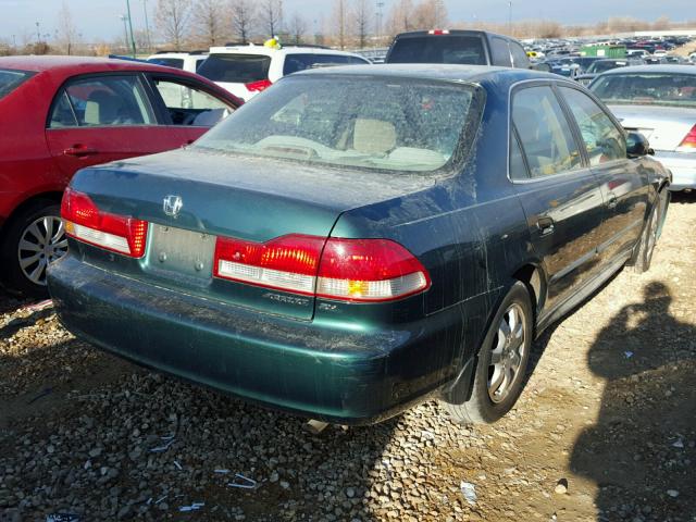 1HGCG566X2A006615 - 2002 HONDA ACCORD EX GREEN photo 4