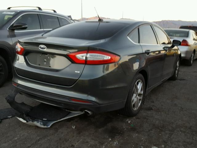 3FA6P0H77FR281042 - 2015 FORD FUSION SE GREEN photo 4