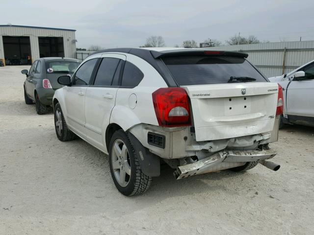 1B3HB78B39D111208 - 2009 DODGE CALIBER R/ WHITE photo 3