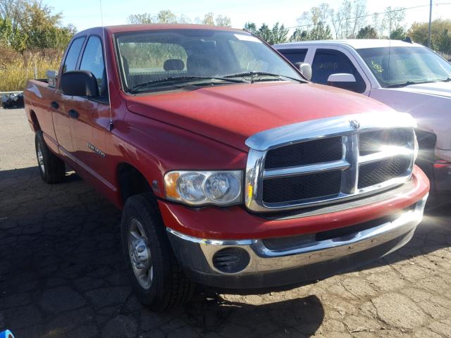 3D7KS28C15G865453 - 2005 DODGE RAM 2500 S წითელი ფოტო 1