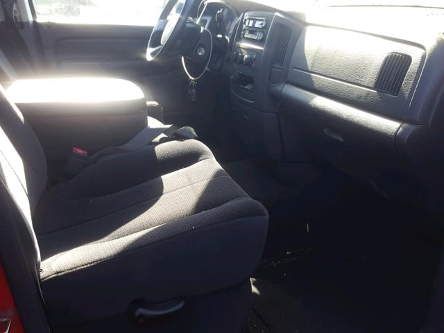 3D7KS28C15G865453 - 2005 DODGE RAM 2500 S წითელი ფოტო 5