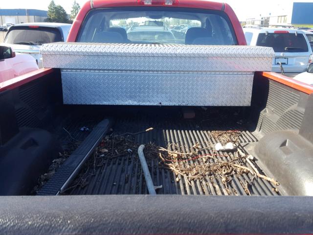 3D7KS28C15G865453 - 2005 DODGE RAM 2500 S წითელი ფოტო 6