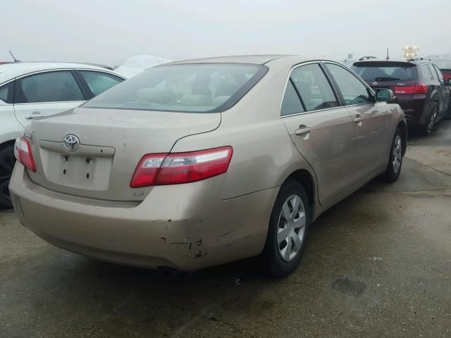 4T1BE46K68U764381 - 2008 TOYOTA CAMRY CE GOLD photo 4