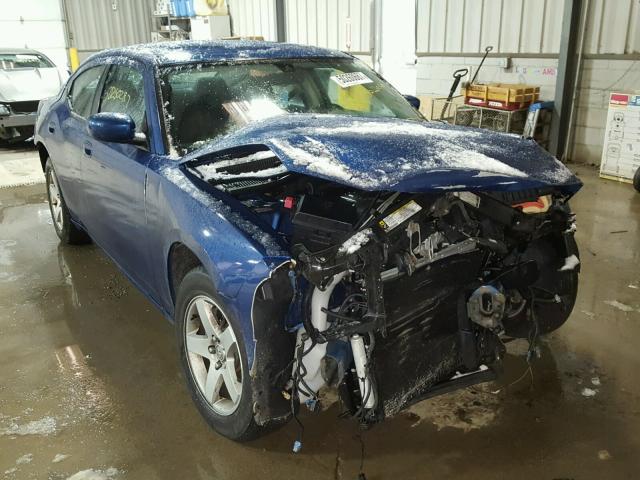 2B3CA4CD7AH214644 - 2010 DODGE CHARGER BLUE photo 9