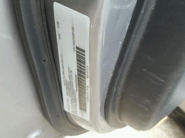 4S3BL616597231468 - 2009 SUBARU LEGACY 2.5 GRAY photo 10