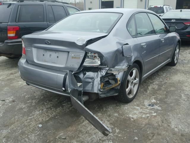 4S3BL616597231468 - 2009 SUBARU LEGACY 2.5 GRAY photo 4