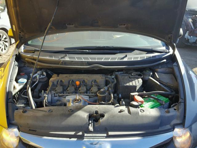 1HGFA16949L002110 - 2009 HONDA CIVIC EXL GRAY photo 7