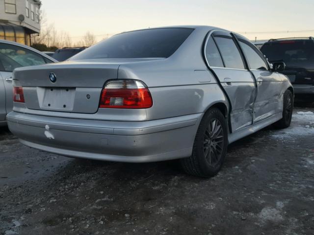 WBADT63431CF13396 - 2001 BMW 530 I AUTO SILVER photo 4