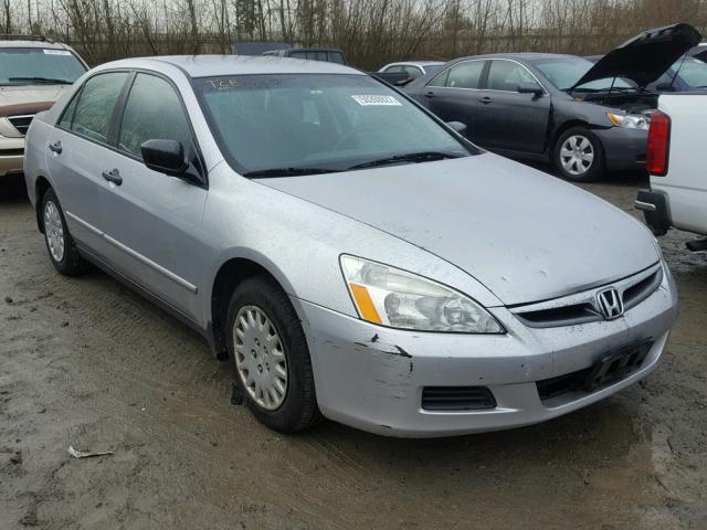 1HGCM56197A047435 - 2007 HONDA ACCORD VAL SILVER photo 1