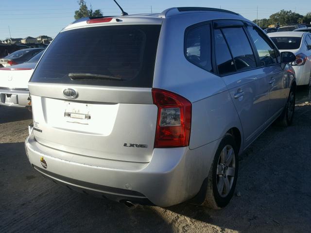 KNAFG526877118915 - 2007 KIA RONDO LX SILVER photo 4