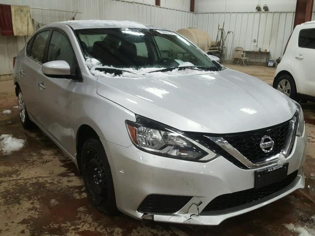 3N1AB7AP5GY312868 - 2016 NISSAN SENTRA S GRAY photo 1