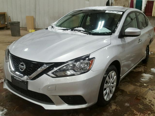 3N1AB7AP5GY312868 - 2016 NISSAN SENTRA S GRAY photo 2