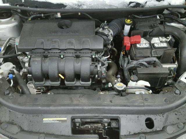 3N1AB7AP5GY312868 - 2016 NISSAN SENTRA S GRAY photo 7