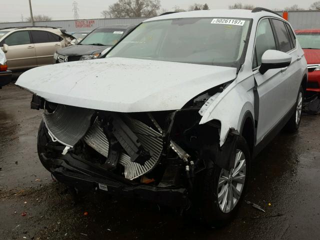 3VV2B7AX5JM047256 - 2018 VOLKSWAGEN TIGUAN SE Білий фото 2