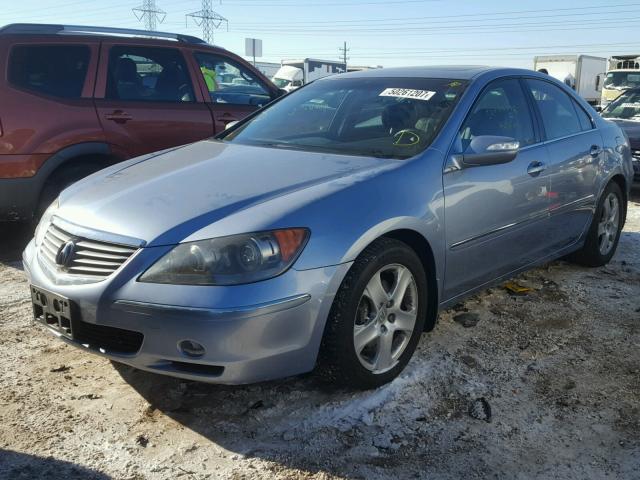 JH4KB16565C016428 - 2005 ACURA RL ლურჯი ფოტო 2