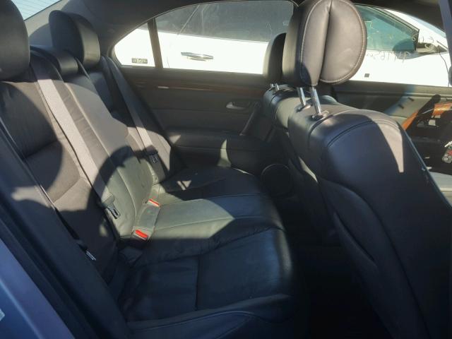 JH4KB16565C016428 - 2005 ACURA RL ლურჯი ფოტო 6