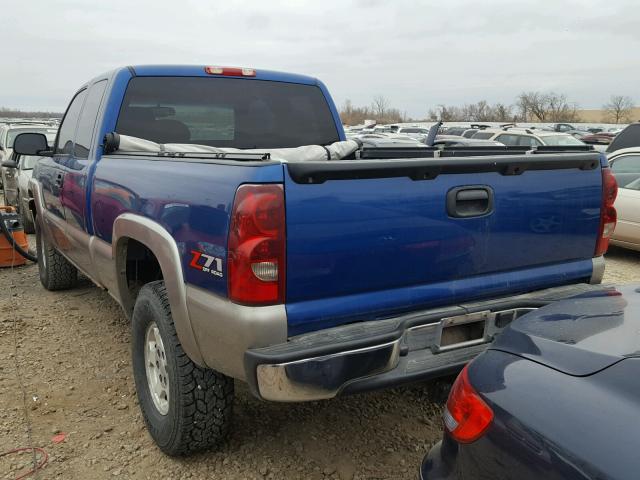 2GCEK19T931397056 - 2003 CHEVROLET SILVERADO BLUE photo 3