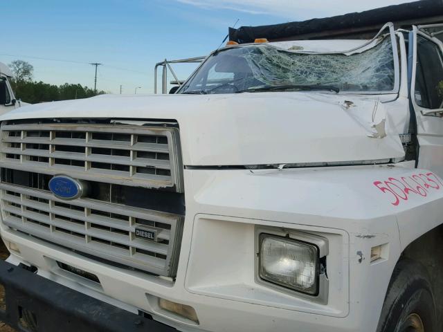 1FDNK64P8JVA50462 - 1988 FORD F600 F WHITE photo 7