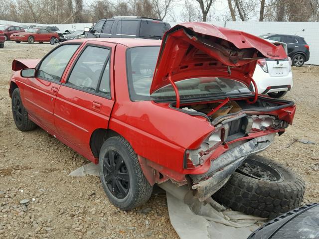 1G1LD5546SY142411 - 1995 CHEVROLET CORSICA RED photo 3