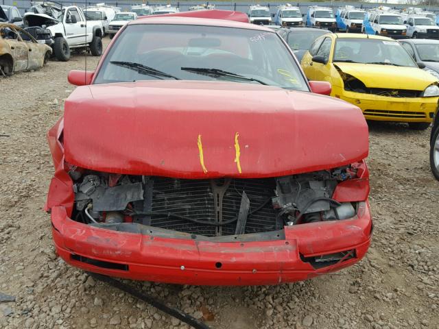 1G1LD5546SY142411 - 1995 CHEVROLET CORSICA RED photo 9