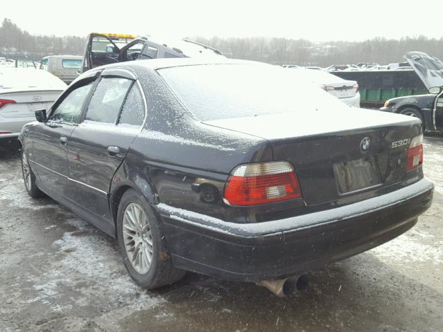 WBADT53402CE92096 - 2002 BMW 530 I BLACK photo 3