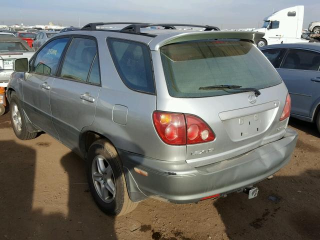 JT6HF10U3Y0139018 - 2000 LEXUS RX 300 SILVER photo 3