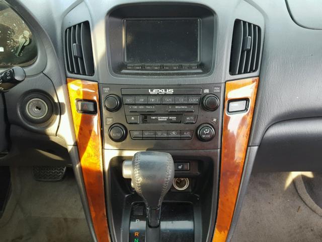 JT6HF10U3Y0139018 - 2000 LEXUS RX 300 SILVER photo 9