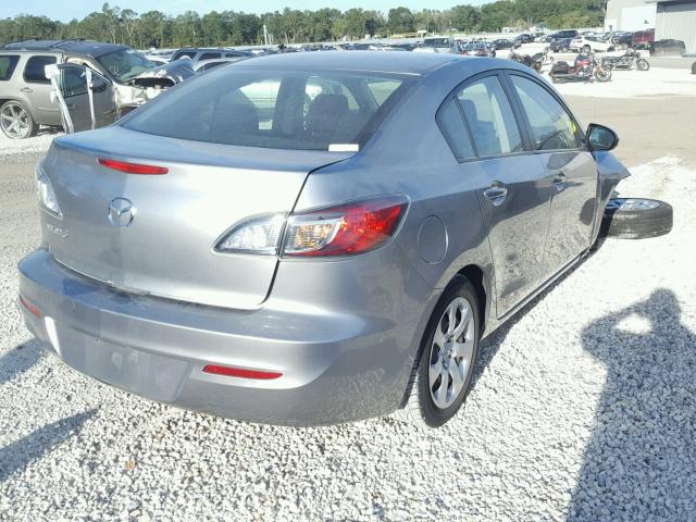 JM1BL1TF3D1753348 - 2013 MAZDA 3 I SILVER photo 4