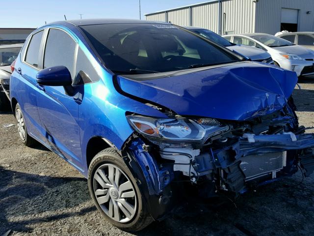 JHMGK5H58HS005371 - 2017 HONDA FIT LX أزرق صورة 1